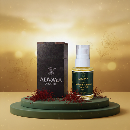 Saffron Almond Face Oil (सेफ़्रॉन आल्मंड फेस ऑयल)
