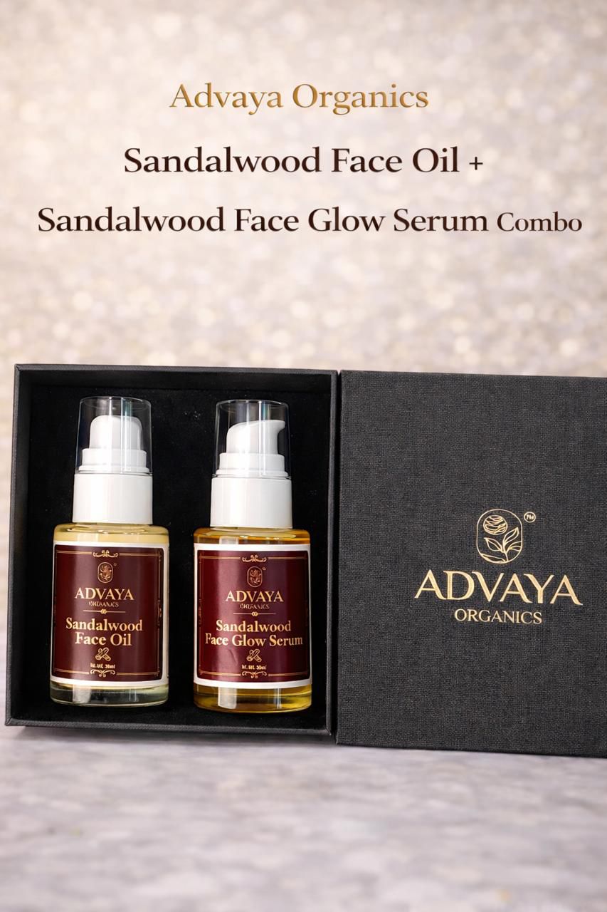 Sandlewood Face Oil + Serum Day Night Combo